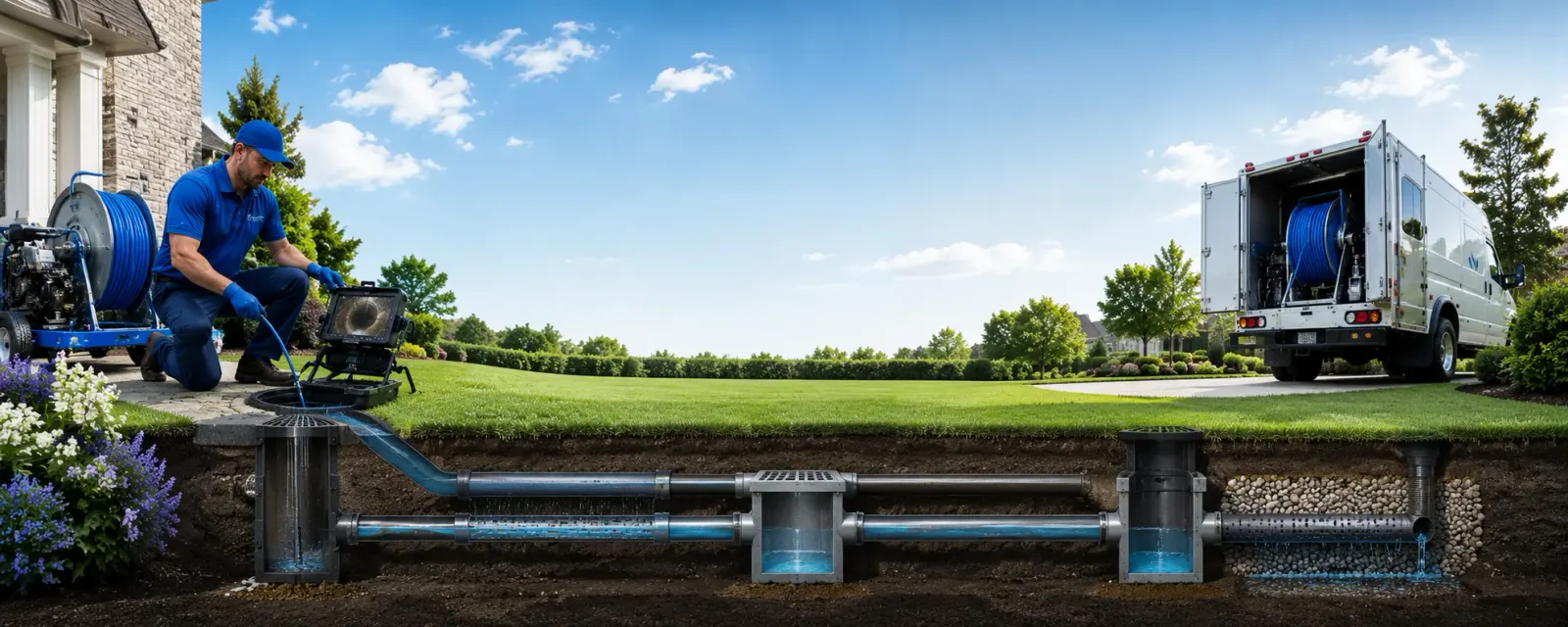 Outdoor drain cleaning information for Seward, IL